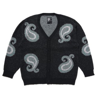 <img class='new_mark_img1' src='https://img.shop-pro.jp/img/new/icons8.gif' style='border:none;display:inline;margin:0px;padding:0px;width:auto;' />CHALLENGER/BIG PAISLEY CARDIGAN/BLACK