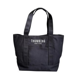 THUMBING/HEAVY CANVAS TOTE/MEDIUM