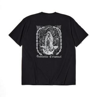 RADIALL/CRADLE-CREW NECK T-SHIRT S/S/BLACK