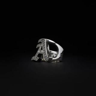 ANTIDOTE/ENGRAVED INITIAL RING/A