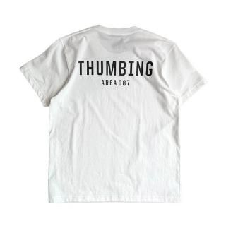 <img class='new_mark_img1' src='https://img.shop-pro.jp/img/new/icons8.gif' style='border:none;display:inline;margin:0px;padding:0px;width:auto;' />THUMBING/SIGN TEE/WHITE
