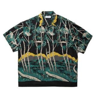 COOTIE/RAYON OPEN COLLAR S/S SHIRTS