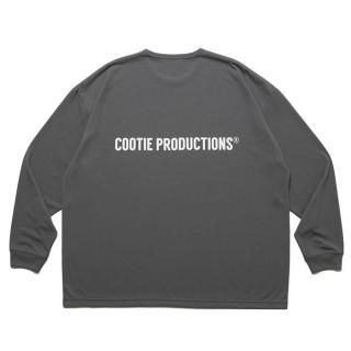 COOTIE/DRY TECH JERSEY OVERSIZED L/S TEE/GRAY