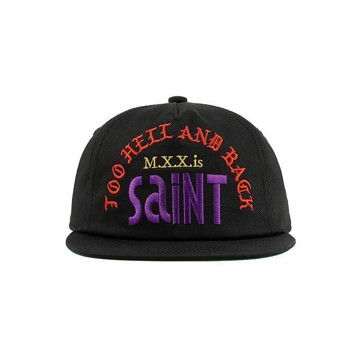 SAINT Mxxxxxx CAP | シンナー SHINE | ブラック - THUMBING