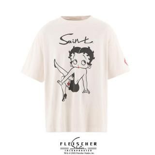 SAINT Mxxxxxx/BTY_SS TEE/BETTY/WHITE
