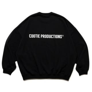 COOTIE/DRY TECH OVERSIZED SWEAT CREW/BLACK