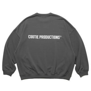 COOTIE/DRY TECH OVERSIZED SWEAT CREW/GRAY