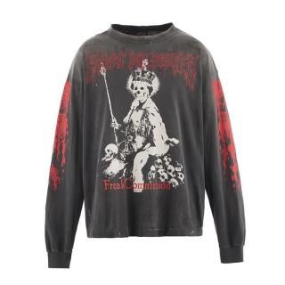SAINT Mxxxxxx/LS TEE/SAINT IS A KISS/BLACK