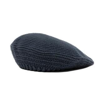 COOTIE/CROCHET KNIT BERET/CHARCOAL