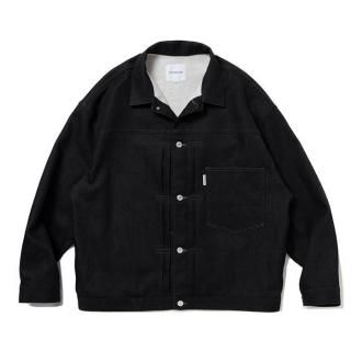 COOTIE/REVERSE LOOP DENIM JACKET (TYPE 1ST)/BLACK RIGID