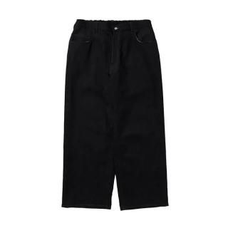 COOTIE/REVERSE LOOP DENIM 5 POCKET BAGGY EASY PANTS/BLACK RIGID
