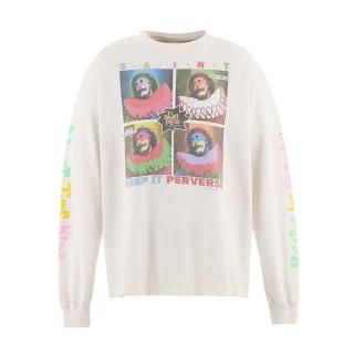 SAINT Mxxxxxx/LS TEE/KEEP IT/WHITE