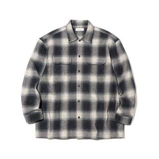 <img class='new_mark_img1' src='https://img.shop-pro.jp/img/new/icons8.gif' style='border:none;display:inline;margin:0px;padding:0px;width:auto;' />RADIALL/SHORE-OPEN COLLARED SHIRT L/S/BLACK
