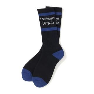 CHALLENGER/CLASSIC LOGO SOCKS/BLACK<img class='new_mark_img2' src='https://img.shop-pro.jp/img/new/icons8.gif' style='border:none;display:inline;margin:0px;padding:0px;width:auto;' />