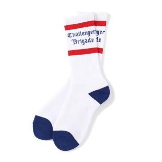 CHALLENGER/CLASSIC LOGO SOCKS/WHITE<img class='new_mark_img2' src='https://img.shop-pro.jp/img/new/icons8.gif' style='border:none;display:inline;margin:0px;padding:0px;width:auto;' />