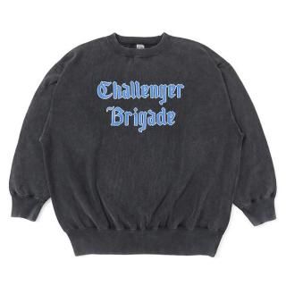 CHALLENGER/CLASSIC LOGO C/N SWEAT/BLACK