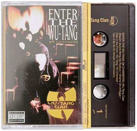 <div>WU-TANG CLAN</div>ENTER THE WU-TANG<br>CASSETTE TAPE