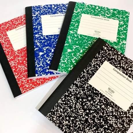 <div>COMPOSITION</div>NOTEBOOK<br>4 COLOR