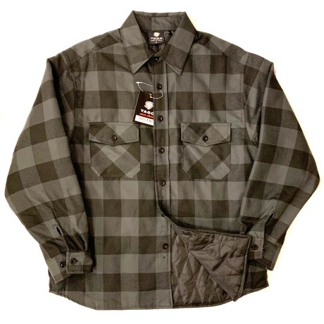 <div>YAGO</div>CHECK INSULATED SHIRT<br>QUILTING LINER<br>A3(D.GRY BLOCK CHECK)
