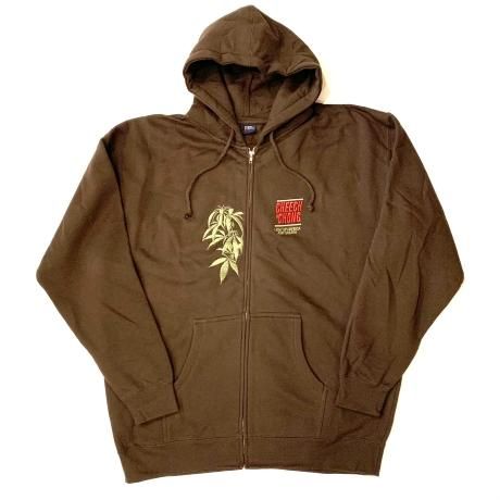 <div>CHEECH&CHONG</div>ZIP-UP<br>SWEAT PARKA<br>BROWN