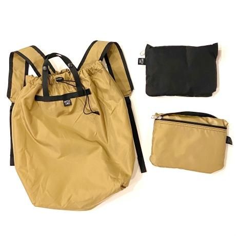 <div>BATTLE LAKE</div>BACK PACK/PACKABLE BAG<br> MADE IN USA<br>KHAKI,BLACK