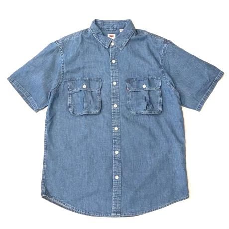 STUSSY×LEVI'S 半袖　デニムシャツ