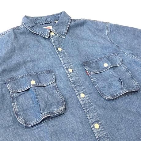 STUSSY×LEVI'S 半袖　デニムシャツ