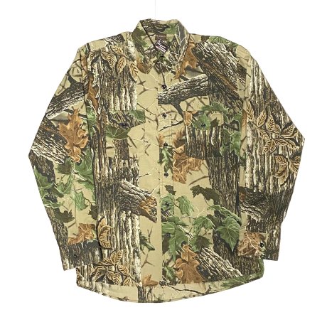 <div>CLASSIC</div>DEADSTOCK<br>COTTON L/S SHIRT<br>MADE IN U.S.A<br>REALTREE