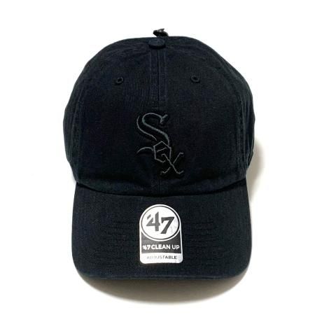 <div>47 BRAND</div>COTTON CAP<br>WHITE SOX<br>BLACKxBLACK