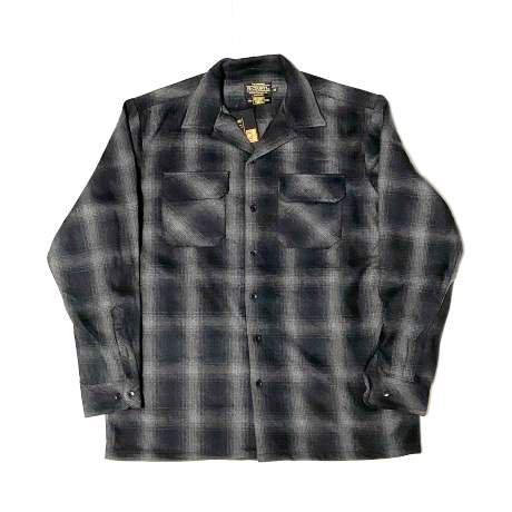 <div>FB COUNTY</div>HEAVY WEIGHT<br>WOOL BLEND SHIRT<br>BLKxGRY