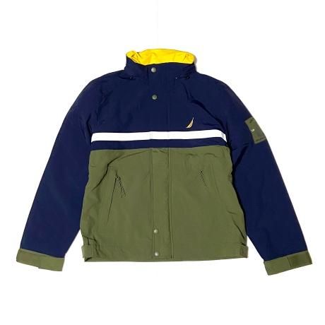 <div>NAUTICA</div>SAILING JACKET<br>NAVYxOLIVExYEL