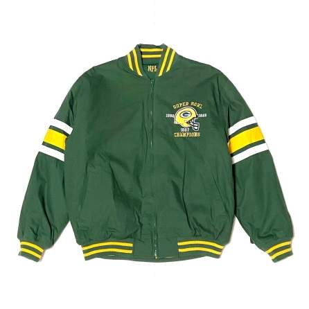 <div>NFL</div>GREEN BAY PACKERS<br>STADIUM JACKET<br>COTTON ZIP<br>REVERSIBLE<br>GRN x YEL