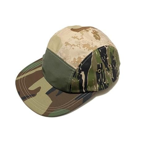 <div>BLEND STORE</div>5 PANEL/JET CAP<br>CRAZY CAMO<br>HAND MADE<br>FAT POCKETS<br>WOODLAND BRIM