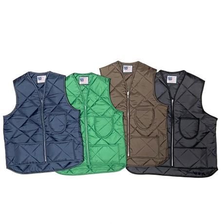 <div>SNAP-N-WEAR</div>NYLON<br>QUILTING VEST<br>Made In U.S.A<br>4 COLOR