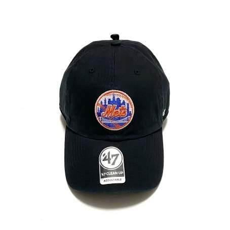 <div>47 BRAND</div>COTTON CAP<br>NEW YORK METS<br>BLACK