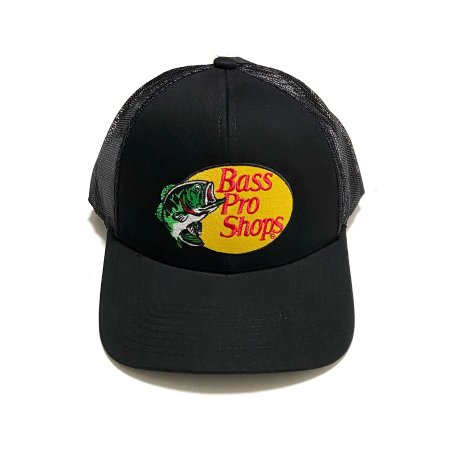 <div>BASS PRO SHOPS</div>MESH CAP<br>BLACKxBLACK