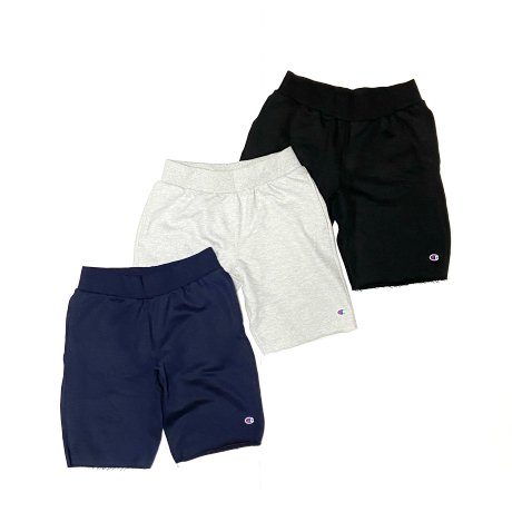 <div>Champion</div>REVERSE WEAVE<br>CUTT-OFF<br>SWEAT SHORTS<br>NAVY,GRY,BLACK