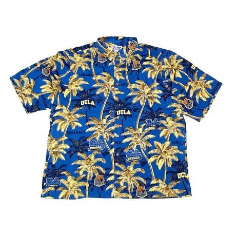 <div>REYN SPOONER</div>NCAA<br>ALOHA SHIRT<br>UCLA<br>BLUE