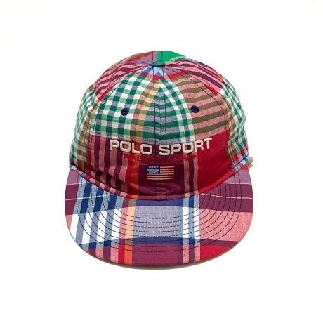 <div>Polo Ralph Lauren </div>POLO SPORT<br>CHECK DAD CAP<br>MULTI