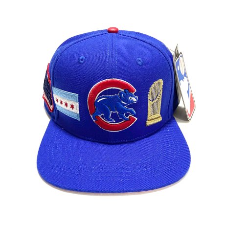 <div>PRO STANDARD</div>SNAP BACK CAP<br>CUBS<br>WORLD SERIES<br>ROYAL BLUE