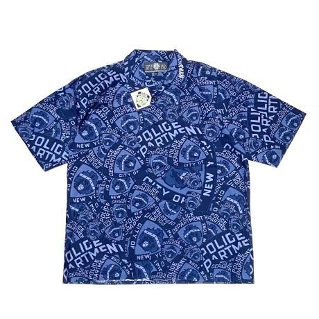 <div>NYPD</div>OFFICIAL<br>PRINT SS SHIRT<br>2002 DEADSTOCK<br>NAVY