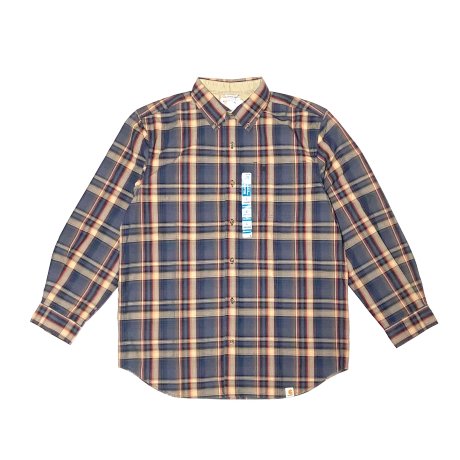 <div>CARHARTT</div>RELAXED-FIT<br>L/S CHECK SHIRT<br>ORGxNVY