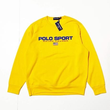 <div>POLO SPORT</div>CREWNECK SWEAT<br>YELLOW