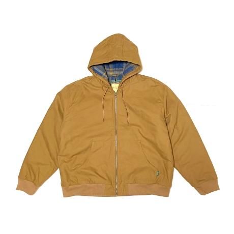 <div>WOOLRICH</div>CANVAS<br>WORK JACKET<br>QUILTING LINNER<br>BROWN