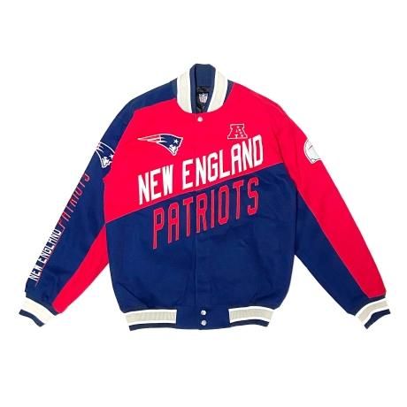 <div>JH DESIGN</div>NFLNEW ENGLAND PATRIOTS<br>STADIUM JACKET<br>REDxBLU