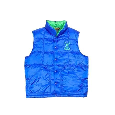 <div>RUGBY</div>By Ralph Lauren<br>REVERSIBLE<br>DOWN VEST<br>BLUE x GREEN