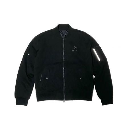 <div>RLXRalph Lauren </div>SWEAT FLIGHT JACKET<br>MA-1<br>BLACK