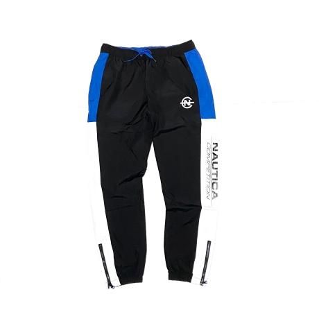 <div>NAUTICA Competition</div>NYLON TRACK PANTS<br>BLKxWHTxBLU