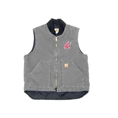 <div>CARHARTT</div>SANDSTONE<br>ACTIVE VEST<br>WASHINTON STATE<br>GREY