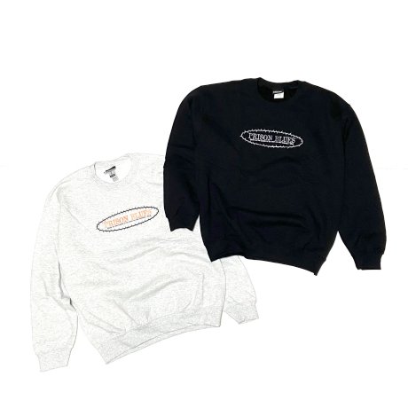 <div>PRISON BLUES</div>CREW NECK SWEAT<br>S.GRY,BLACK